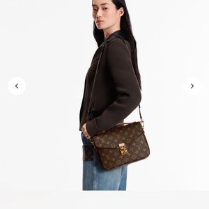 Louis Vuitton Brown Monogram Pochette Métis